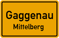 Straßenverzeichnis Gaggenau Mittelberg