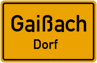 Dorf in GaißachDorf