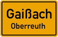 Straßenverzeichnis Gaißach Oberreuth
