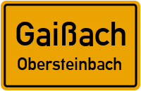 Straßenverzeichnis Gaißach Obersteinbach
