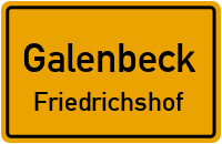 Hangstraße in GalenbeckFriedrichshof