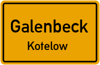 Sandhagener Straße in GalenbeckKotelow