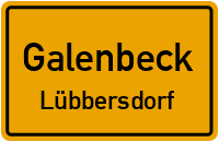 Kotelower Straße in GalenbeckLübbersdorf