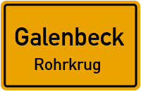 Gehrener Straße in GalenbeckRohrkrug