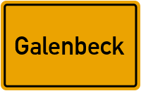 Pasewalker Straße in Galenbeck