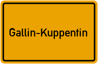 City Sign Gallin-Kuppentin