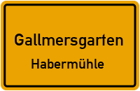 Habermühle in 91605 Gallmersgarten (Habermühle)