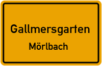 Dorfstraße in GallmersgartenMörlbach