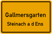 Straßenverzeichnis Gallmersgarten Steinach a d Ens
