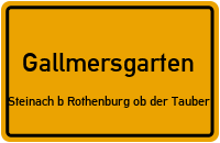 Hochäckerstraße in GallmersgartenSteinach b Rothenburg ob der Tauber