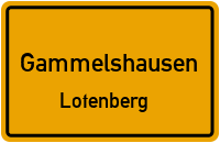 Boßlerstraße in GammelshausenLotenberg