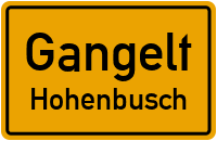 Neutrale Straße in GangeltHohenbusch