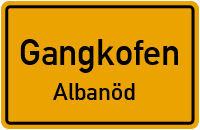 Straßenverzeichnis Gangkofen Albanöd