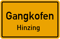 Straßenverzeichnis Gangkofen Hinzing