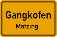 Straßen in Gangkofen Matzing