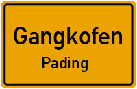 Straßen in Gangkofen Pading
