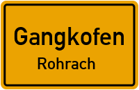 Straßen in Gangkofen Rohrach