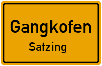 Straßenverzeichnis Gangkofen Satzing