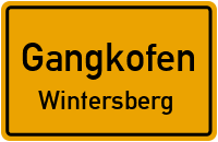Straßen in Gangkofen Wintersberg
