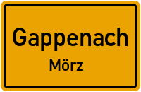 Straßen in Gappenach Mörz