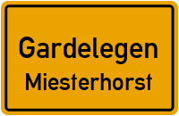 Straßenverzeichnis Gardelegen Miesterhorst
