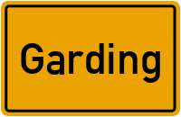Ortsschild von Stadt Garding in Schleswig-Holstein