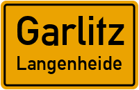 Straßen in Garlitz Langenheide