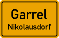Straßenverzeichnis Garrel Nikolausdorf