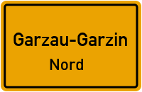 Straßen in Garzau-Garzin Nord