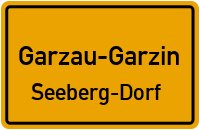Straßen in Garzau-Garzin Seeberg-Dorf