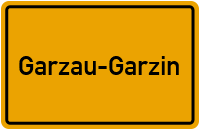 City Sign Garzau-Garzin