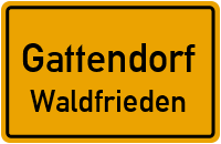 Straßenverzeichnis Gattendorf Waldfrieden