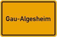 Wo liegt Gau-Algesheim?