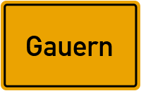 City Sign Gauern