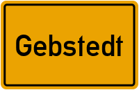 City Sign Gebstedt
