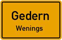 Untertorstraße in 63688 Gedern (Wenings)