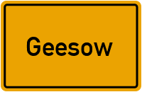Geesow in Brandenburg