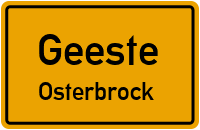 Straßenverzeichnis Geeste Osterbrock