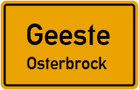 Gartenstraße in GeesteOsterbrock