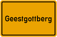 City Sign Geestgottberg
