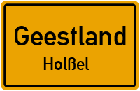 Kuhdamm in GeestlandHolßel