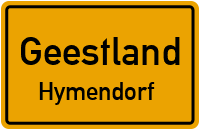 Ackerstraße in GeestlandHymendorf