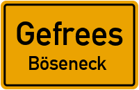 Straßenverzeichnis Gefrees Böseneck