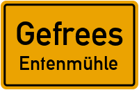 Straßenverzeichnis Gefrees Entenmühle