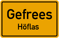 Straßenverzeichnis Gefrees Höflas