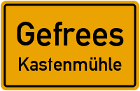 Hauptstraße in GefreesKastenmühle