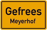 Straßenverzeichnis Gefrees Meyerhof