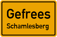 Straßenverzeichnis Gefrees Schamlesberg