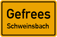 Straßenverzeichnis Gefrees Schweinsbach