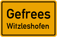 Straßenverzeichnis Gefrees Witzleshofen